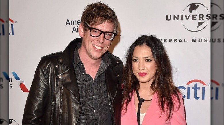 Patrick Carney Michelle Branch posing