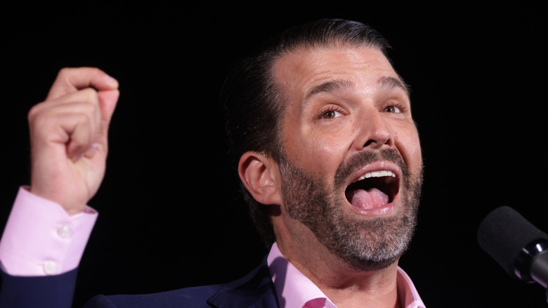 Donald Trump Jr. open mouth