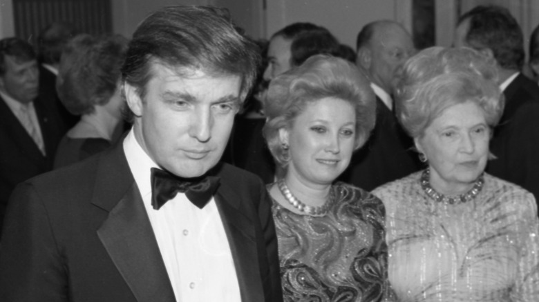 Donald Trump with sister mom