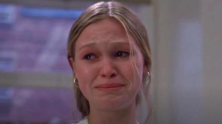 Julia Stiles crying in 10 Things I Hate About You