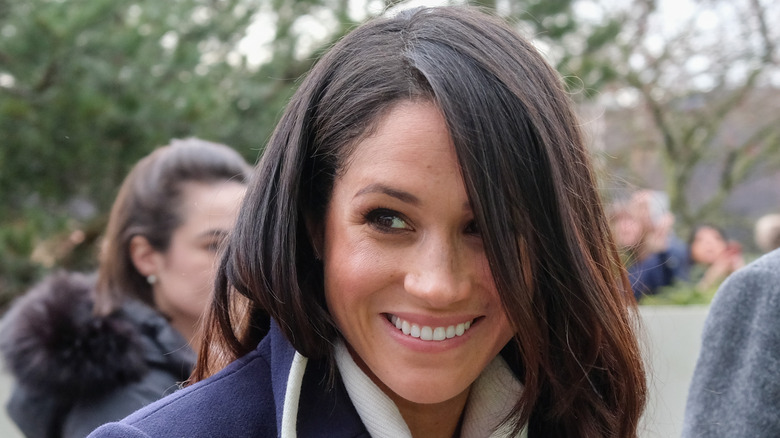 Meghan Markle smiling