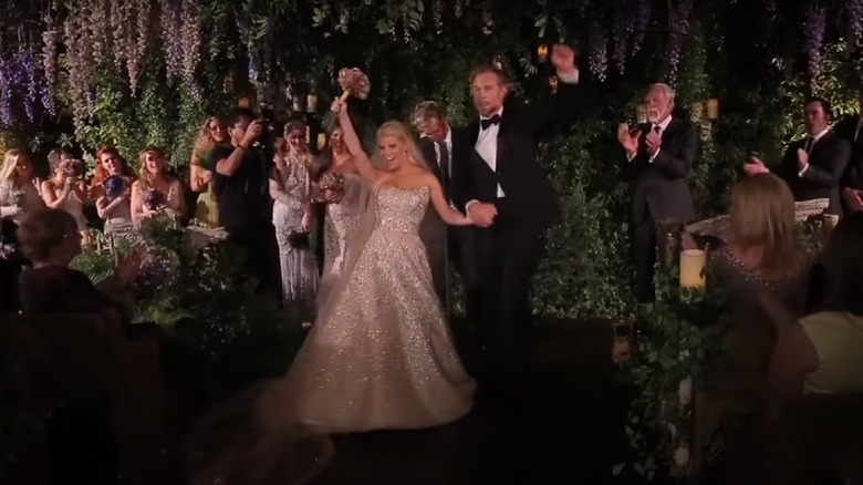 Jessica Simpson and Eric Johnson at their wedding