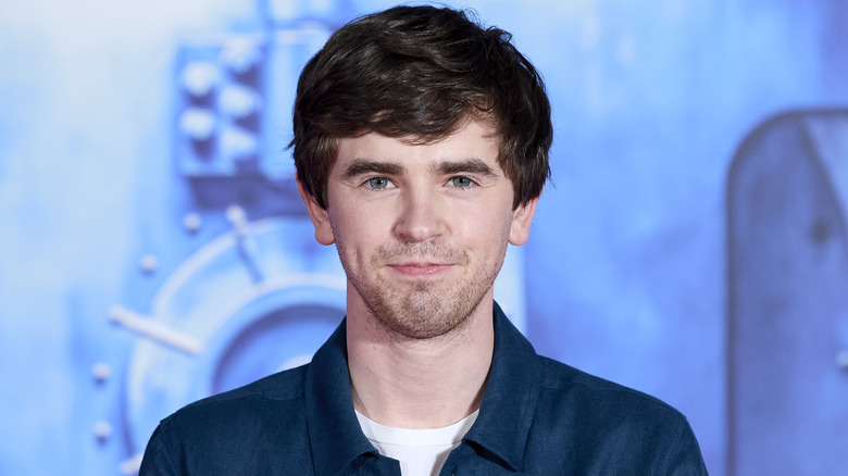 Freddie Highmore smiling