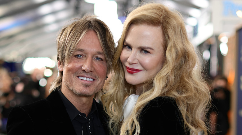 Keith Urban and Nicole Kidman smiling