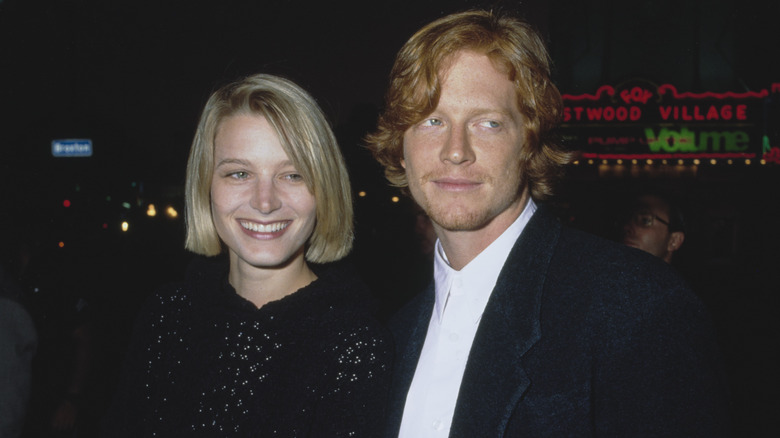 Bridget Fonda smiling with Eric Stoltz