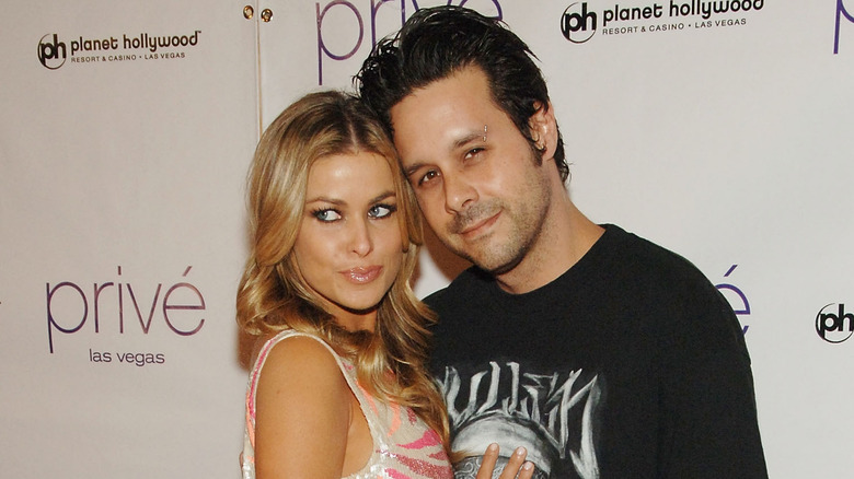 Carmen Electra and Rob Patterson smiling