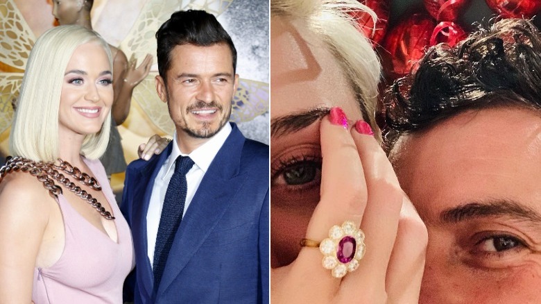 Katy Perry and Orlando Bloom, ring