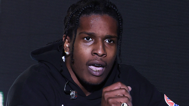 A$AP Rocky performing