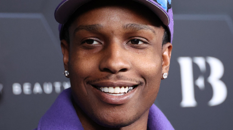 A$AP Rocky smiling