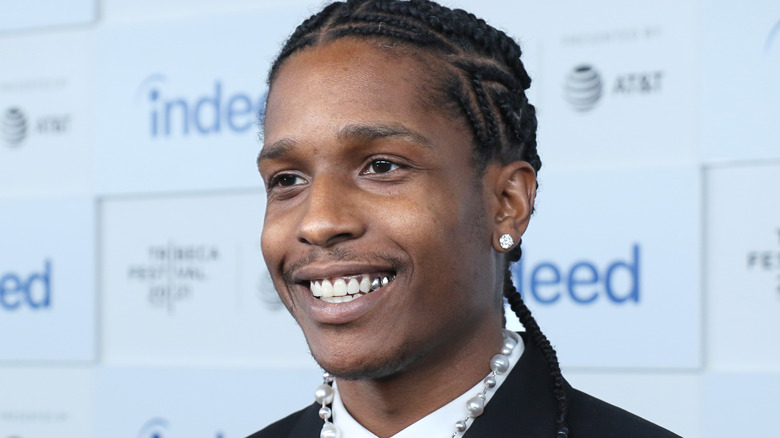 A$AP Rocky smiling