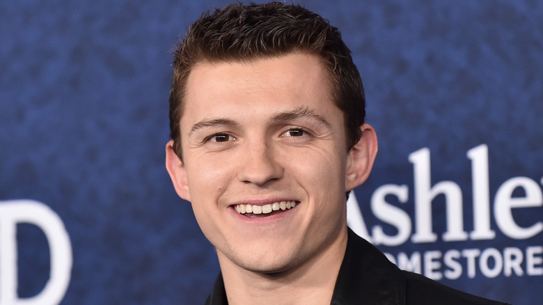 Tom Holland smiling