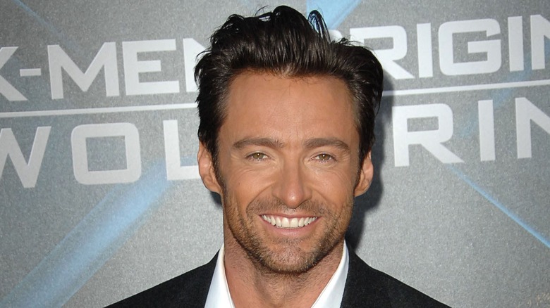 Hugh Jackman smiling