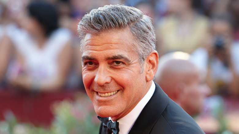 George Clooney smiling