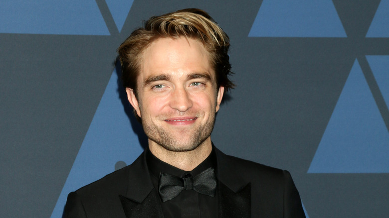 Robert Pattinson smiling