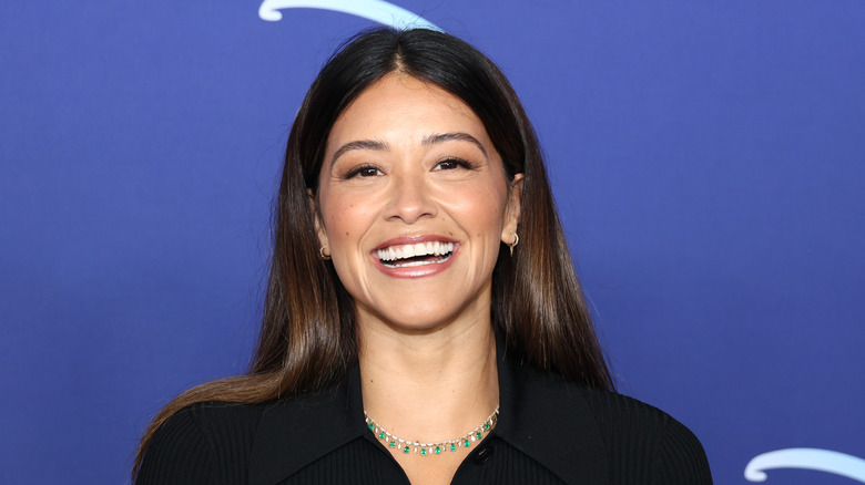 Gina Rodriguez posing at an event