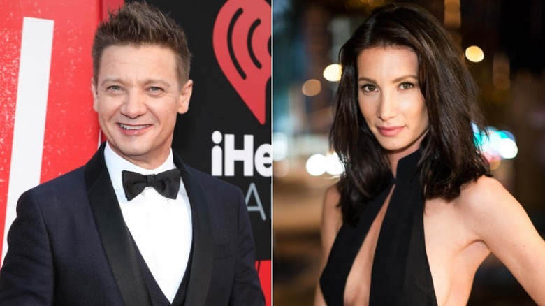 Jeremy Renner smiling, Sonni Pacheco posing