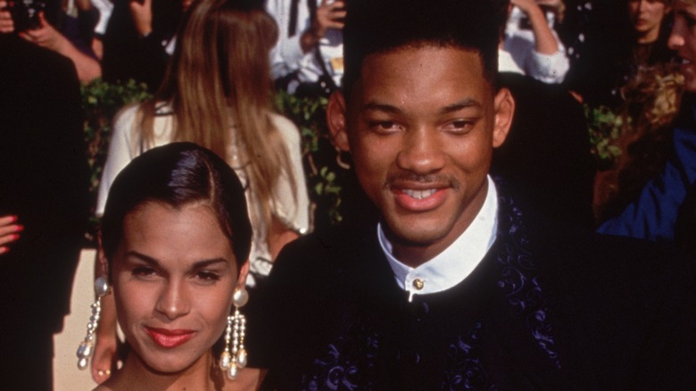 Will Smith and Sheree Zampino posing on a red carpet