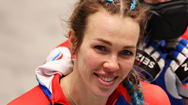 Nadezhda Sergeeva smiling