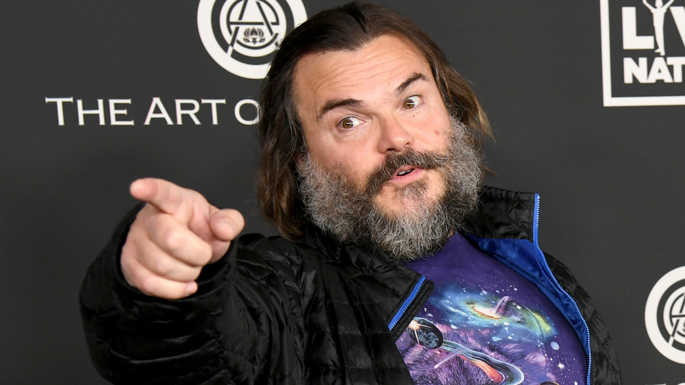 Jack Black pointing