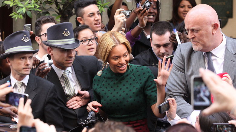 Beyonce with Norman Oosterbroek