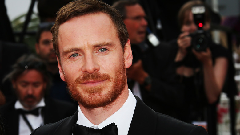 Michael Fassbender posing