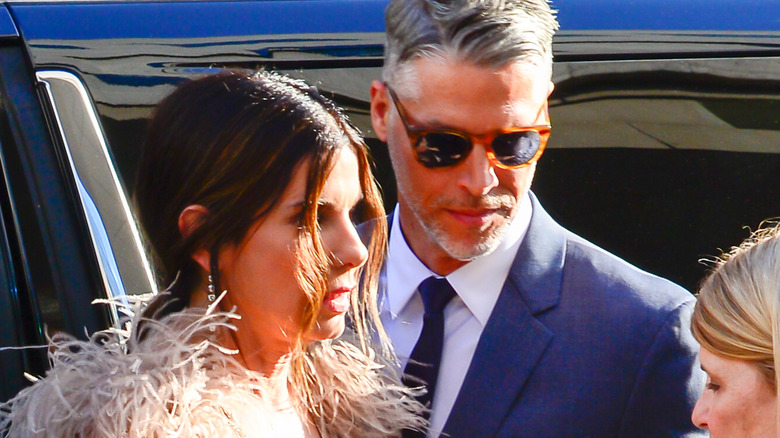 Sandra Bullock and Bryan Randall candid