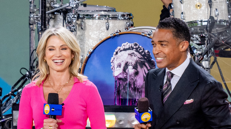 Amy Robach and T.J. Holmes for GMA