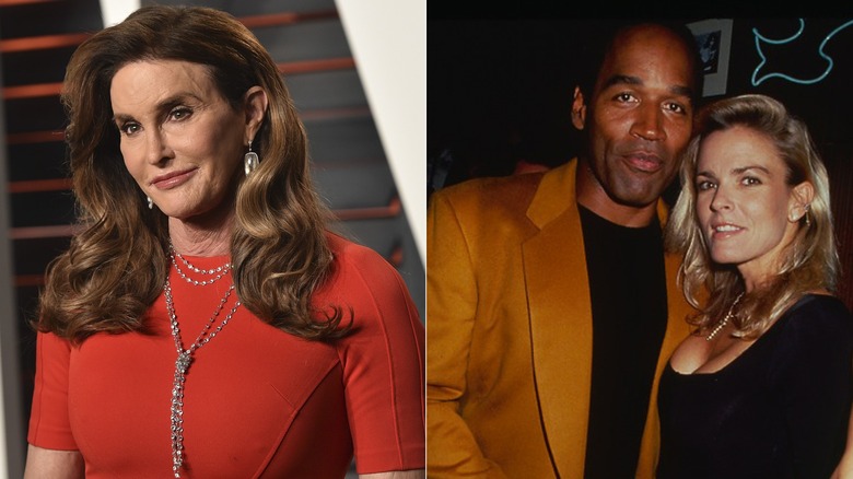 Caitlyn Jenner red dress Nicole and O.J.