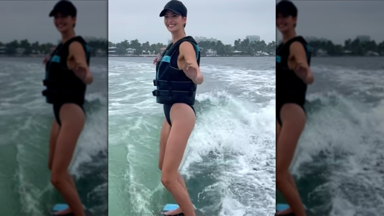 Ivanka Trump wakesurfing