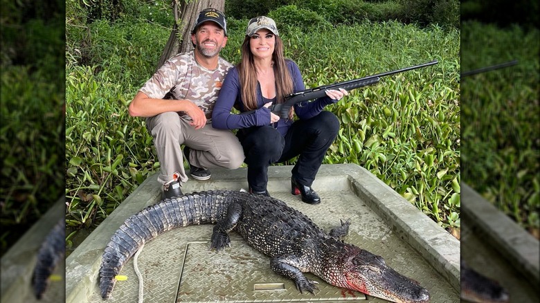 Donald Trump Jr Kimberly Guilfoyle hunting