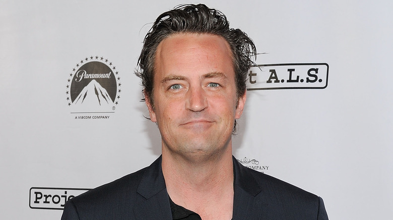 Matthew Perry smiling