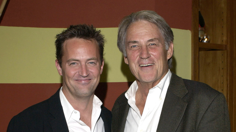 Matthew Perry, John Bennett Perry smiling