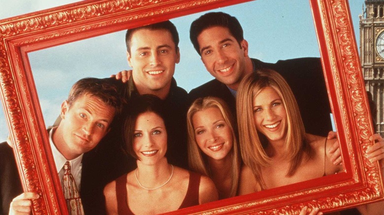 Friends cast promotional shoot