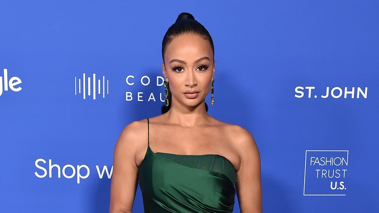 Draya Michele green dress