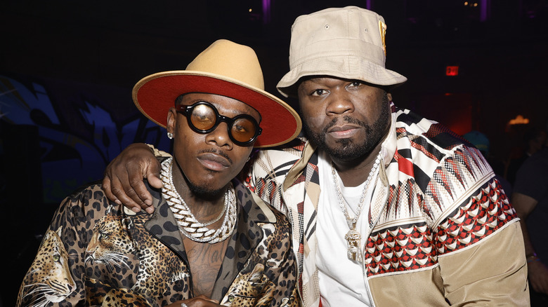 DaBaby and 50 Cent attend 'Power Book III: Raising Kanan' global premiere event and screening at Hammerstein Ballroom