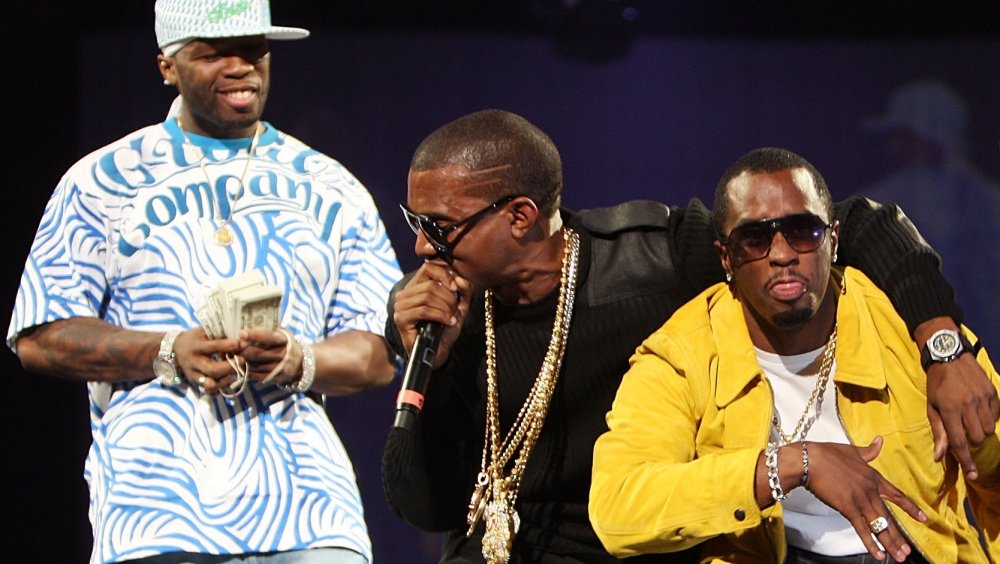 50 Cent and Diddy performing at Madison Square Garden