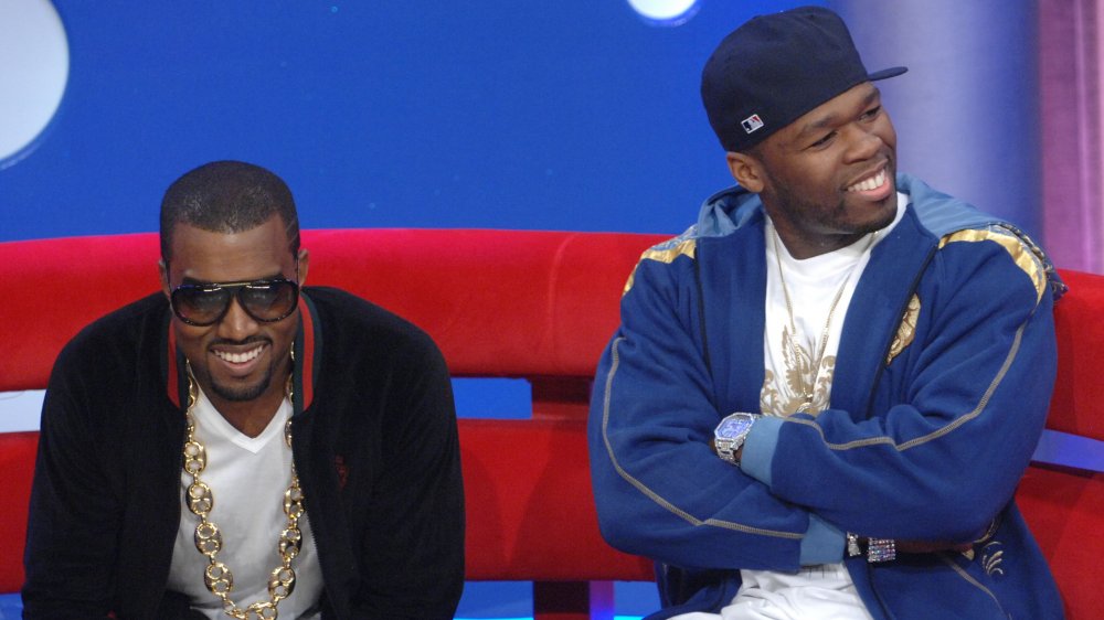 Kanye West and 50 Cent on BET's 106 & Park 