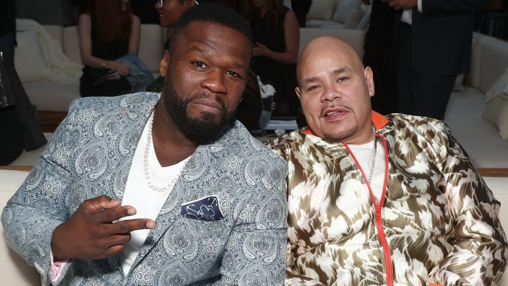 50 Cent and Fat Joe at a screening of Power at a STARZ event 