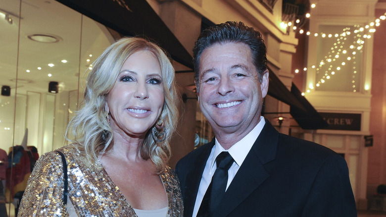 Vicki Gunvalson Steve Lodge smiling