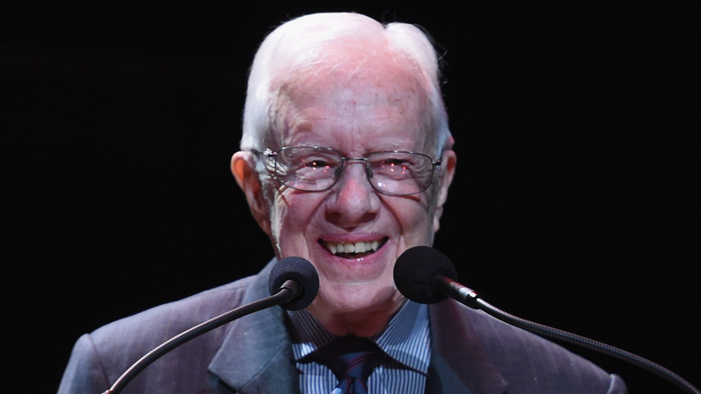 Jimmy Carter smiling