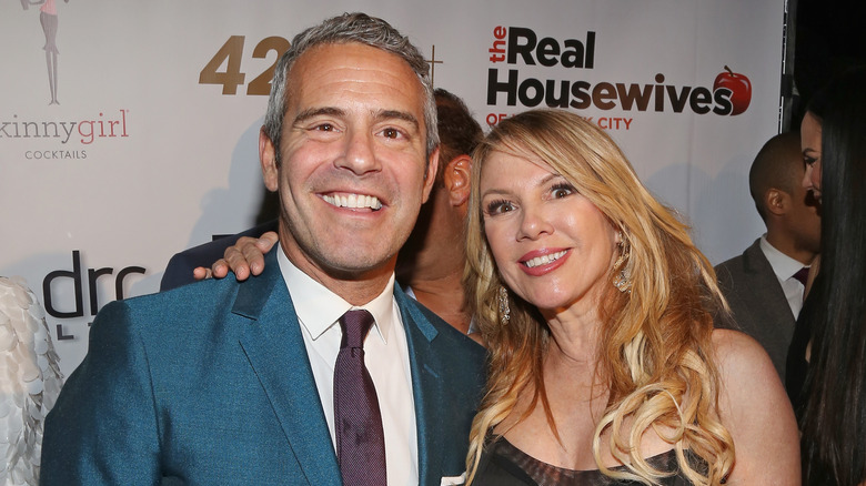 Andy Cohen, Ramona Singer hugging