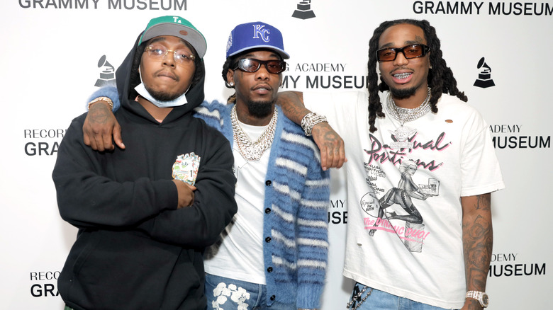 Migos posing together