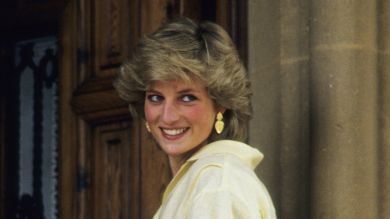 Princess Diana smiling