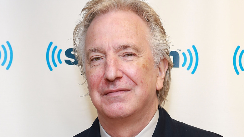 Alan Rickman visiting SiriusXM 