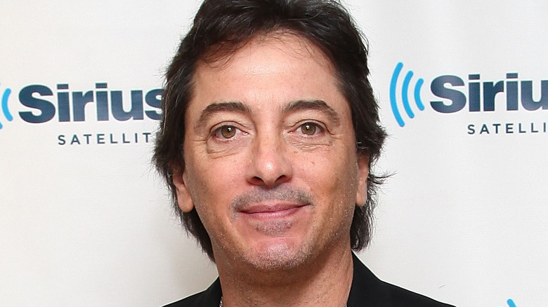 Scott Baio wearing black