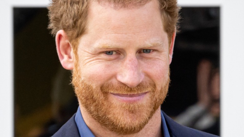 Prince Harry smiling