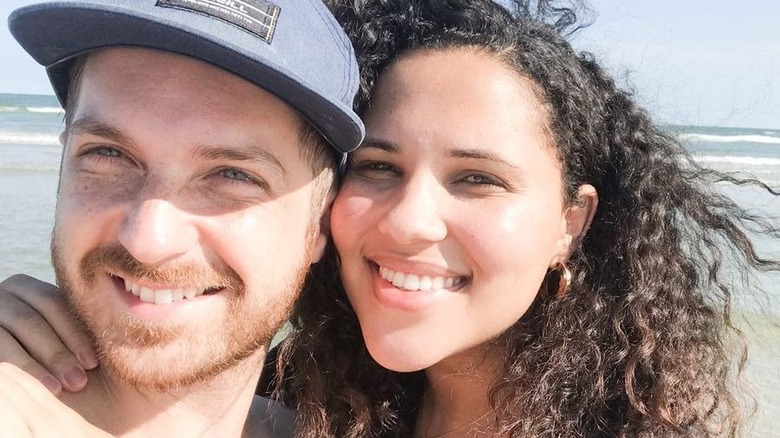 Danny and Amy on the beach