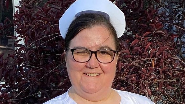 Danielle Mullins nursing uniform