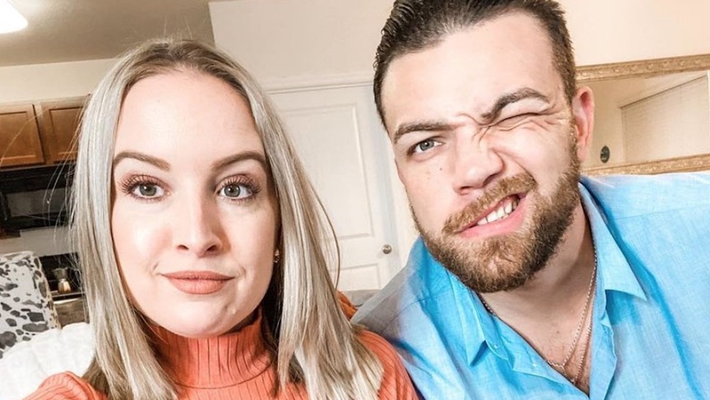 90 Day Fiancé's Elizabeth Potthast and Andrei Castravet posing for a selfie