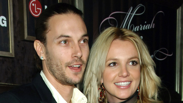 Britney Spears and Kevin Federline at event